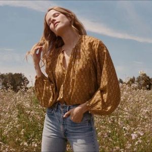 DOEN JANE BLOUSE | Golden